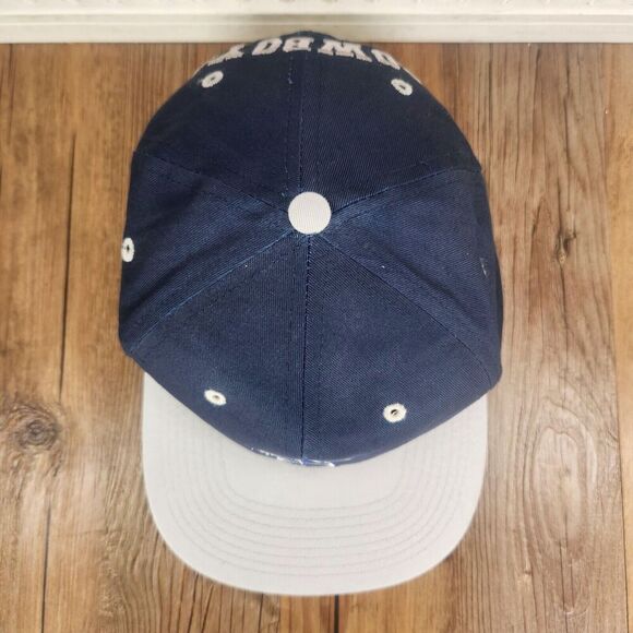 VTG 90s Dallas Cowboys Logo 7 Competitor Snapback Hat Cap Blue Gray NFL Football - Picture 7 of 11